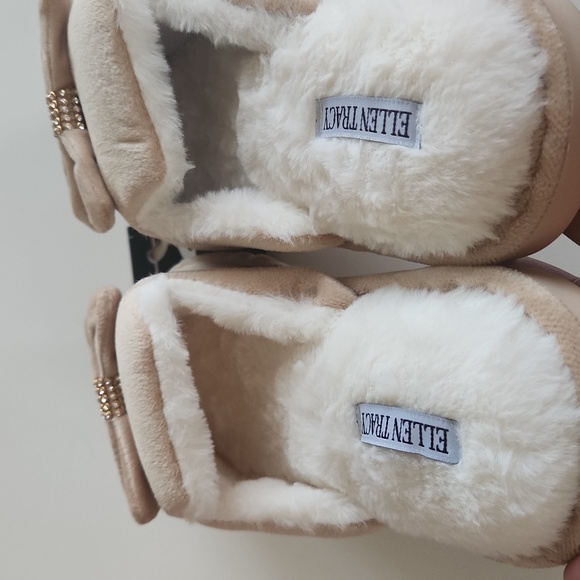 NEW! Ellen Tracy women's  slippers  with memory foam Coquette Fashion Sz  10/11 - Picture 6 of 10